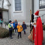 Der Samichlaus besucht die kumenische Kinderkirche in der St. Nikolauskirche in Brugg.