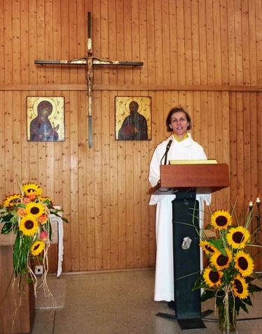 Einsetzung von Dorothee Fischer 2010 in der Pauluskirche Birrfeld