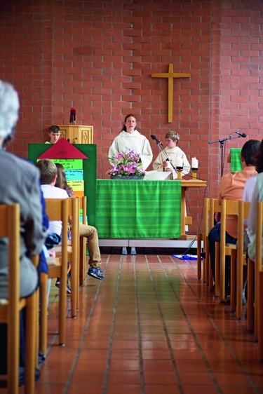 Wortgottesdienstfeier mit Nicole Macchia im Kirchlichen Zentrum Lee Riniken 2016