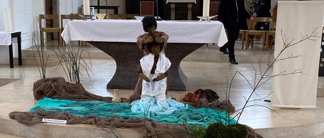 Taufe Jesu im Jordan, Figurenstellgruppe Brugg
