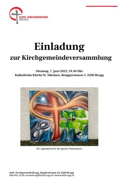 Einladung zur Kirchgemeindeversammlung