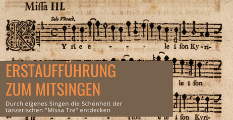 Mitsingprojekt Missa Tre in Windisch.