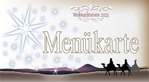 Menkarte Weihnachtszeit 2023