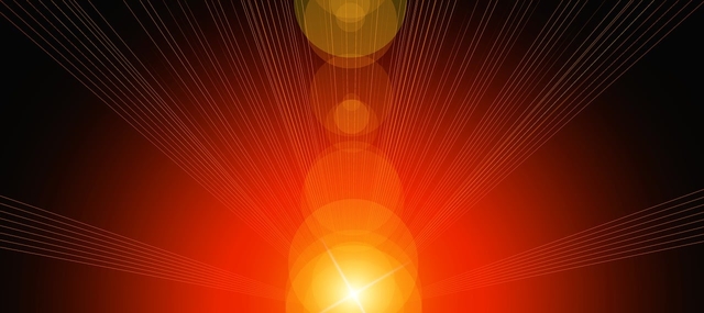 Strahlendes Licht