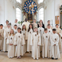 Gruppenbild der Erstkommunikanten aus Brugg (9 Uhr Gottesdienst)