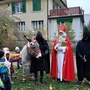 Der Samichlaus besucht die kumenische Kinderkirche.