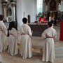 Pfingstgottesdienst mit Eucharistie und Taufe in Brugg.